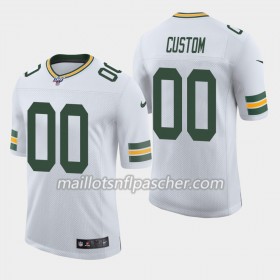 Maillot Green Bay Packers Custom Nike Blanc 100th - Homme